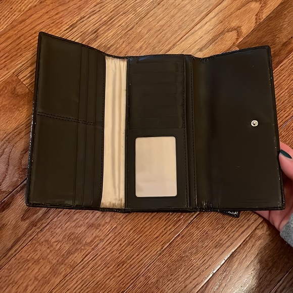Coach Brown Leather Wallet Snap Head - Picture 6 of 11